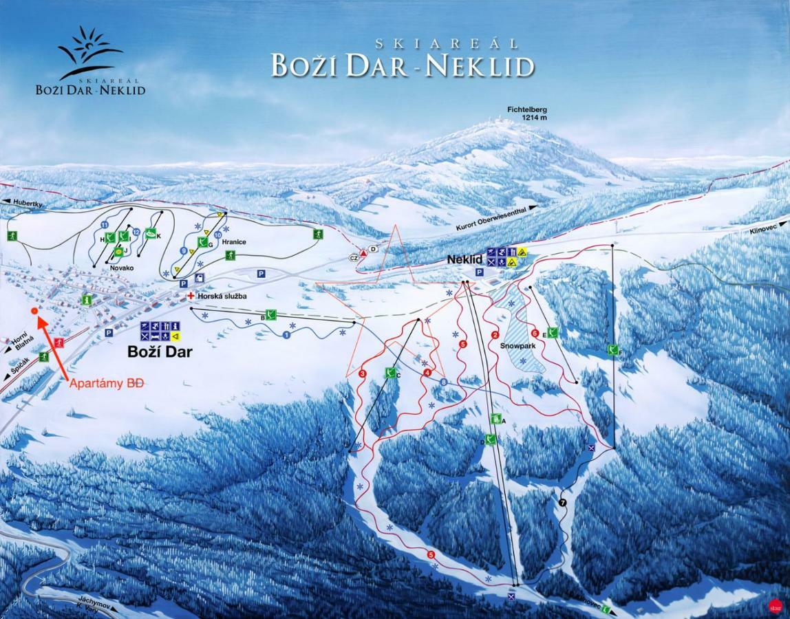 Apartmány BD Boží Dar Bozi Dar Exterior foto
